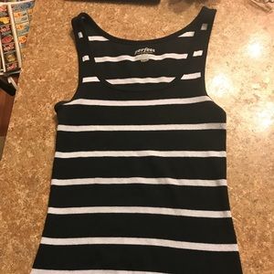 Striped Fitted Tank Top